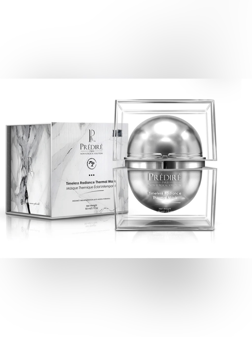 PRÉDIRÉ Timeless Radiance Thermal Mask - France Silver BRAND NEW